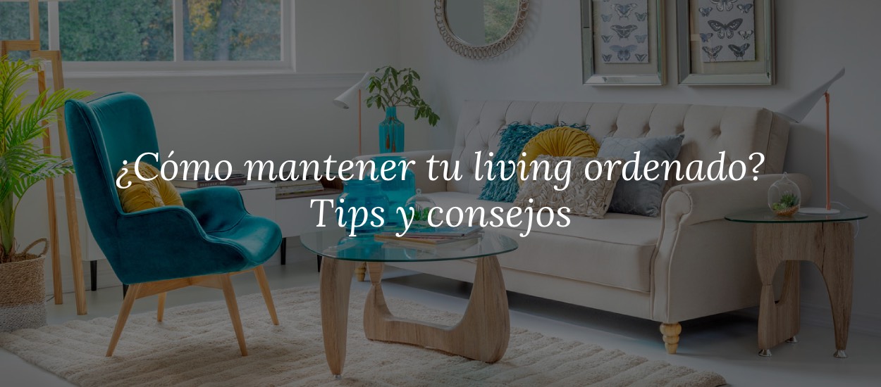 como mantener living ordenado