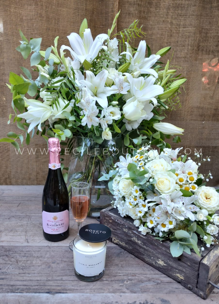 romance blanco conjunto regalos