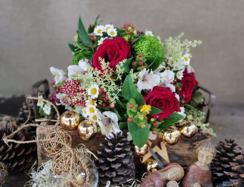 Así creamos tus ramos navideños en cecileboutique.com